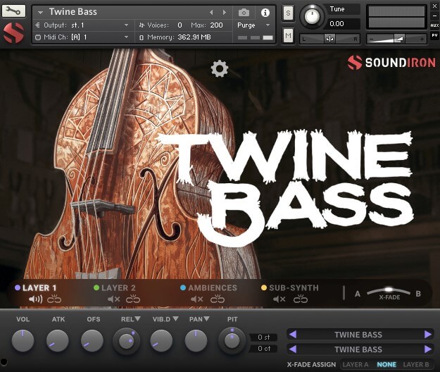 Soundiron Twine Bass - Main