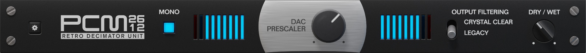 Inphonik PCM2612 Retro Decimator Unit - Rack GUI