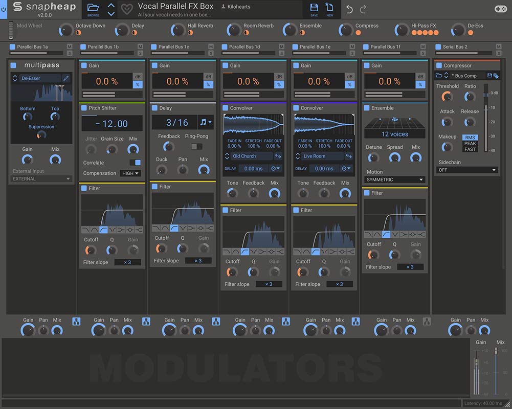 KiloHearts Snap Heap - User Interface