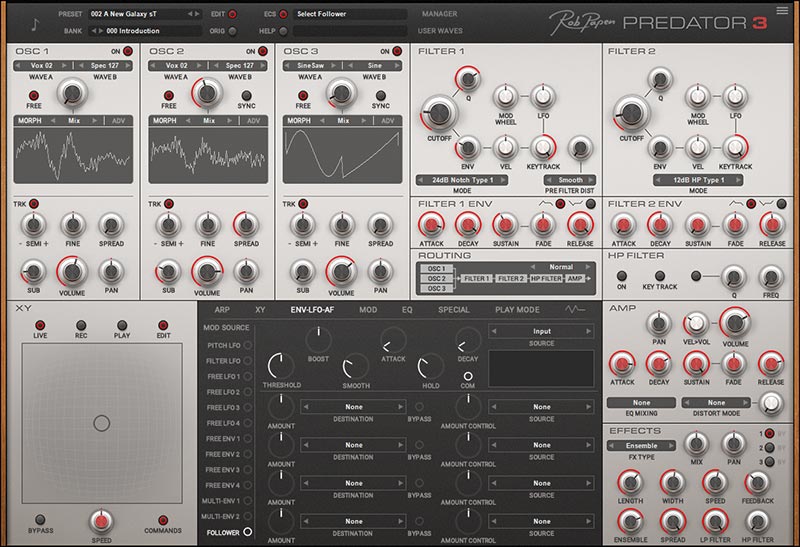 Rob Papen Predator 3 - Audio Follower UI