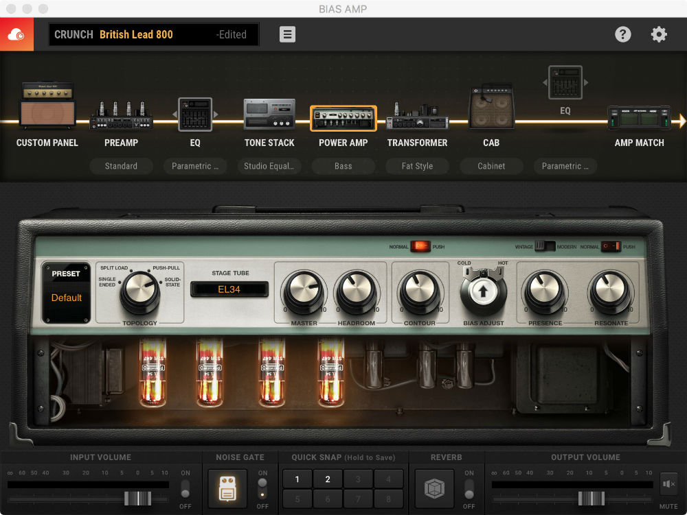 User Interface - Power-Amp Bass