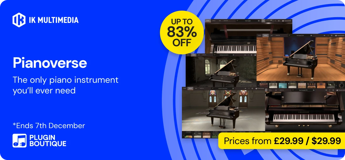 IK Multimedia Pianoverse Black Friday Sale
