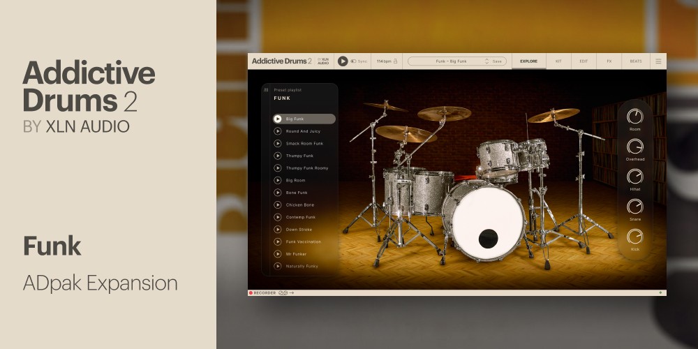 XLN Audio Funk ADpak