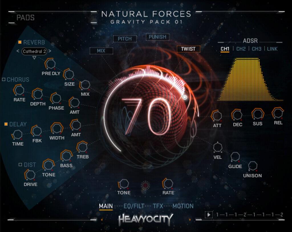 Natural Forces: Gravity Pack 01 Interface Twist