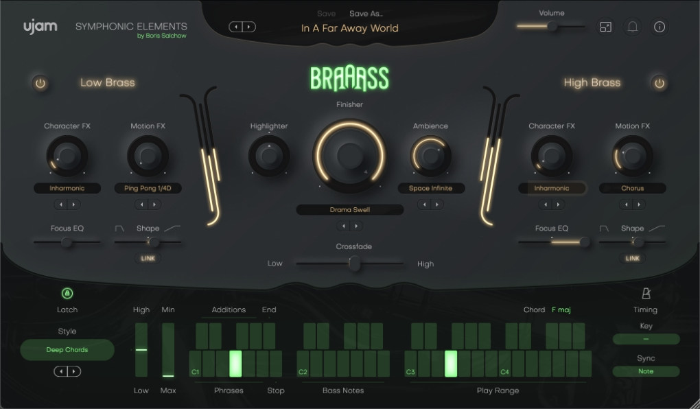 Symphonic Elements BRAAASS - Main GUI