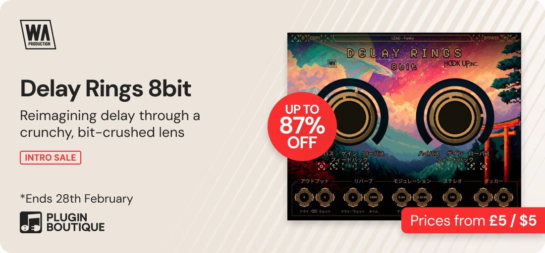 W.A. Production Delay Rings 8bit Intro Sale