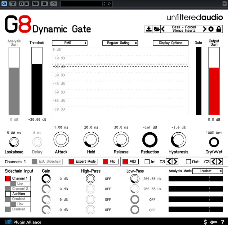 Unfiltered Audio G8 - UI 2