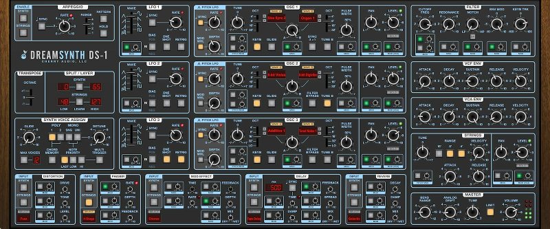 Cherry Audio Dreamsynth UI