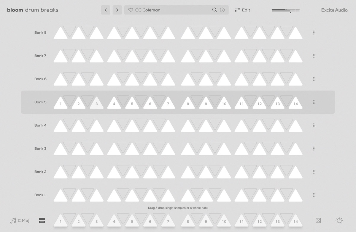 Bloom Drum Breaks - Banks Page