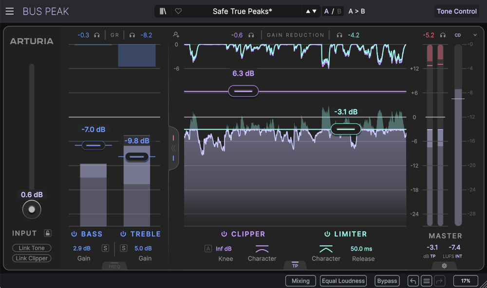 Bus PEAK - Tone Control