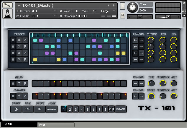 TX-101 User Interface