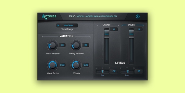 DTM・DAW Antares Duo FREE VST | Antares DUO - Automatic Vocal Doubler | Tutorial