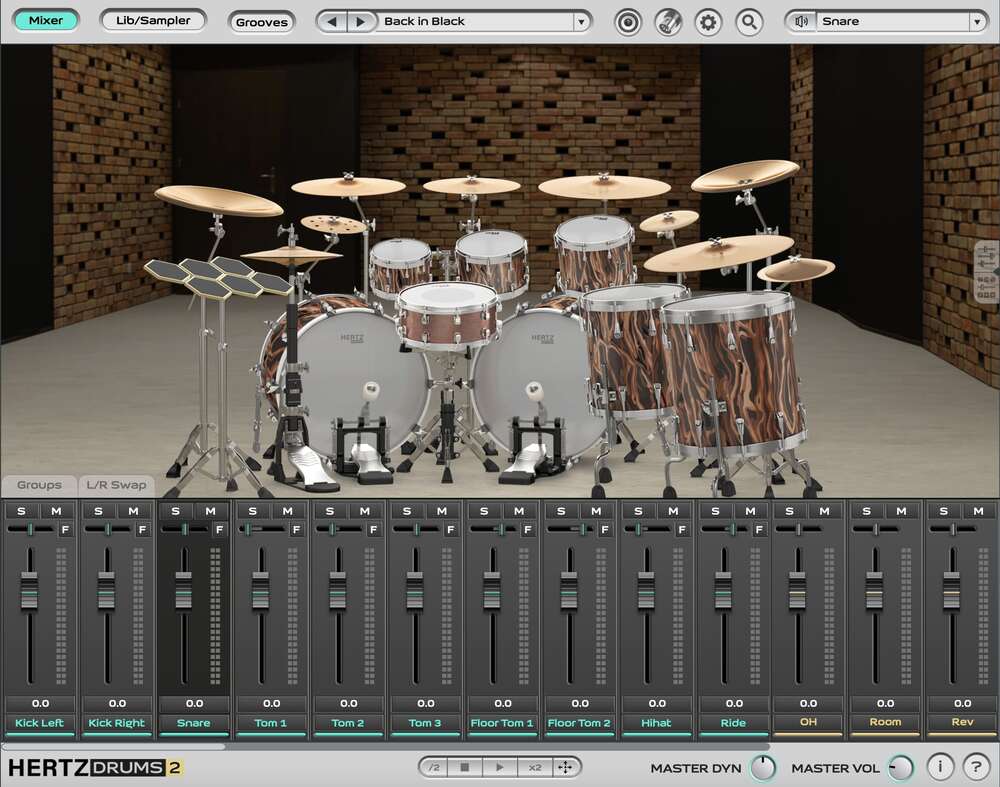 Hertz Drums 2 Grand Rock Pack - GUI 1