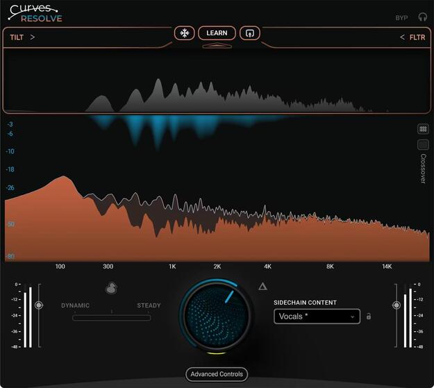 Curves Resolve interface