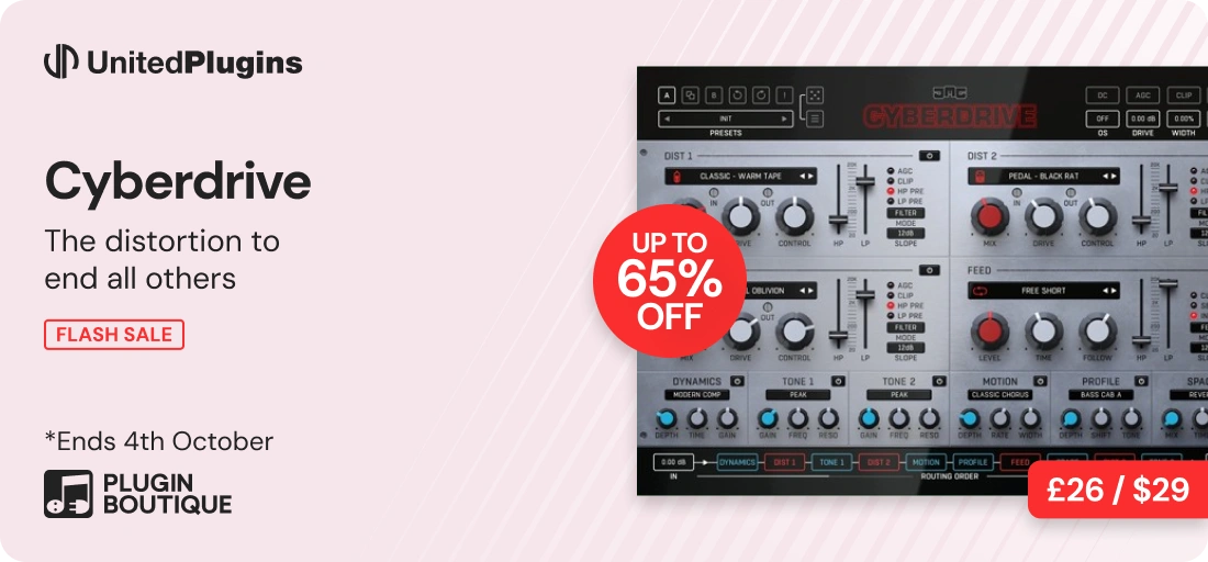 United Plugins Cyberdrive Flash Sale (Exclusive)