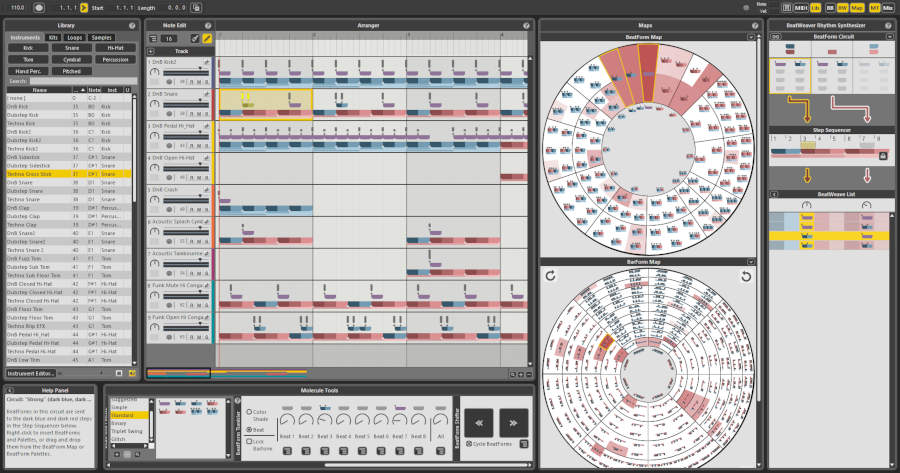 Liquid Rhythm - BeatWeaver + Maps + Library Instruments