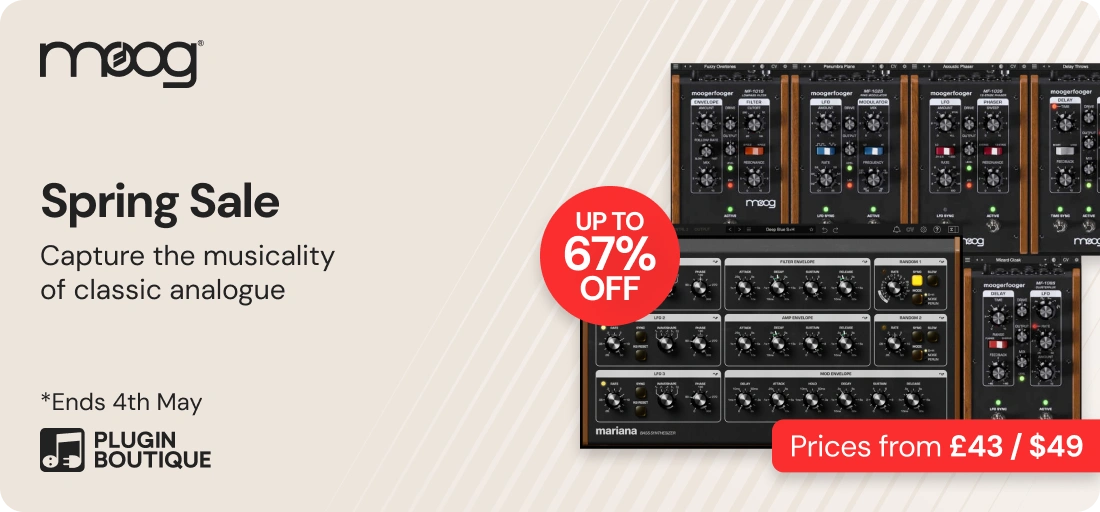 Moog Spring Sale