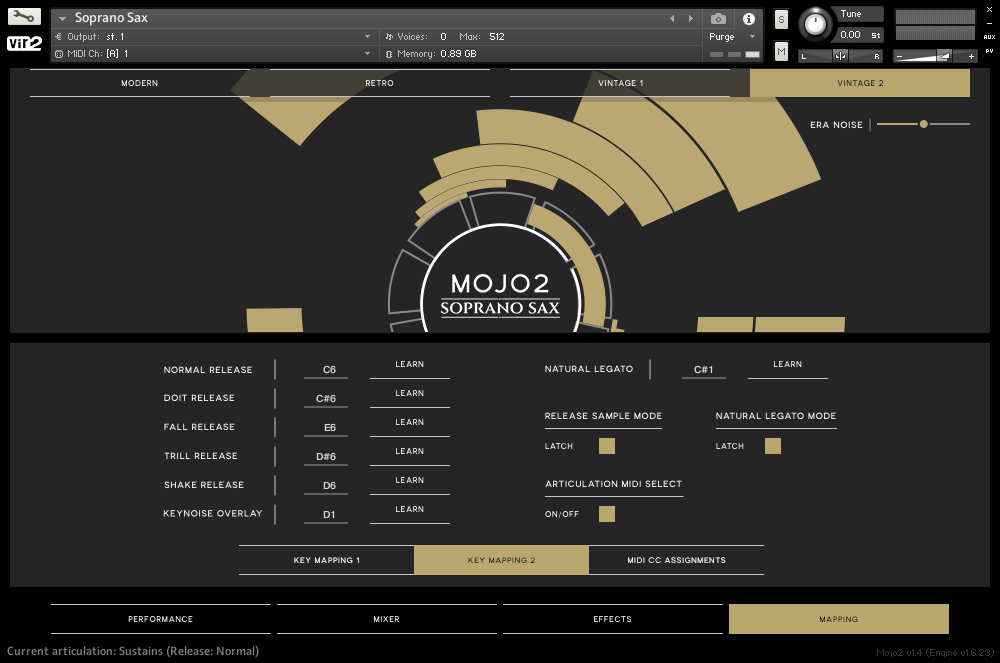 MOJO 2: Soprano Saxophone - GUI 4