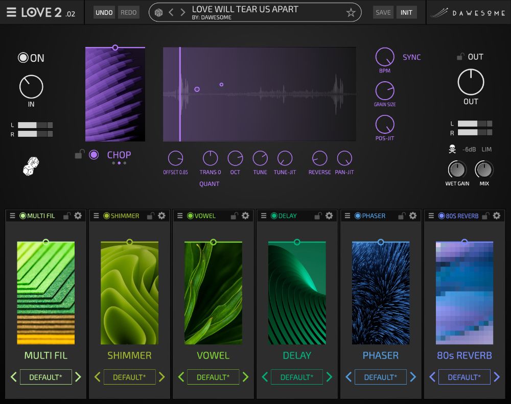 Tracktion LOVE - GUI 3