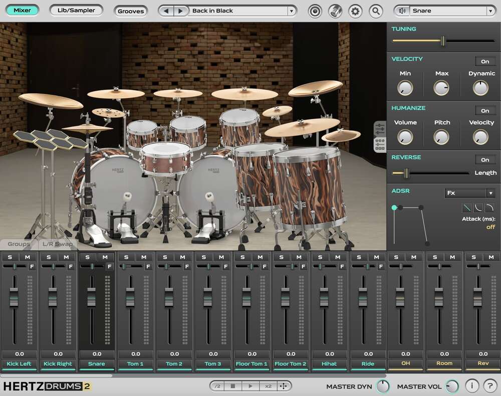 Hertz Drums 2 Grand Rock Pack - GUI 3