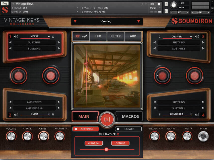 Soundiron Vintage Keys Collection - GUI