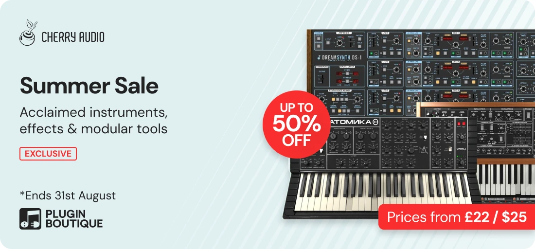 Cherry Audio Summer Sale (Exclusive)