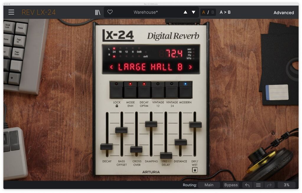 Arturia Rev LX-24 - GUI