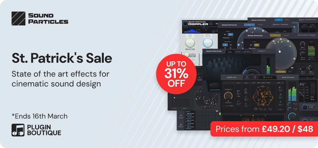 Sound Particles St. Patrick's Sale