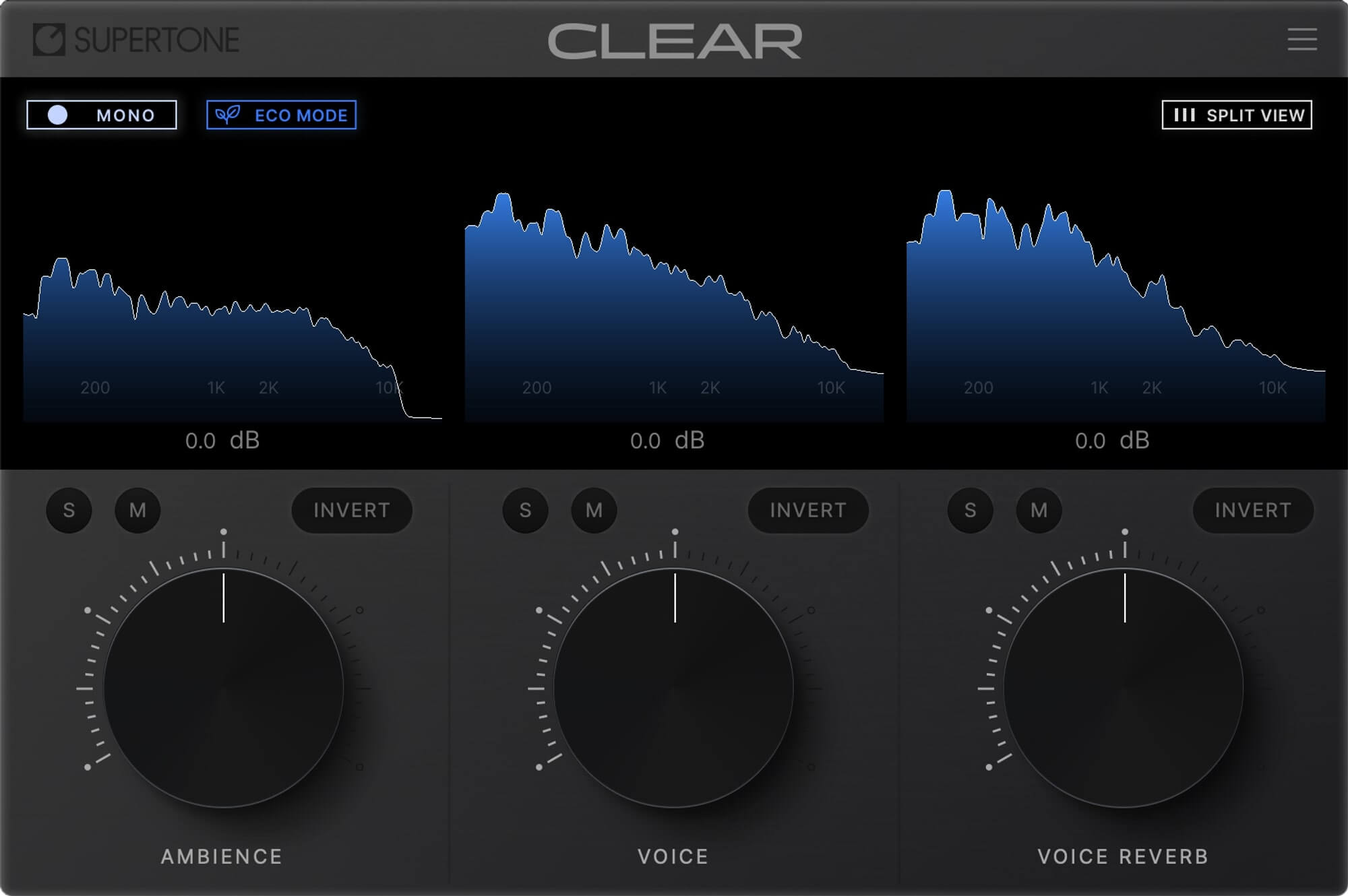 Supertone CLEAR - GUI 2