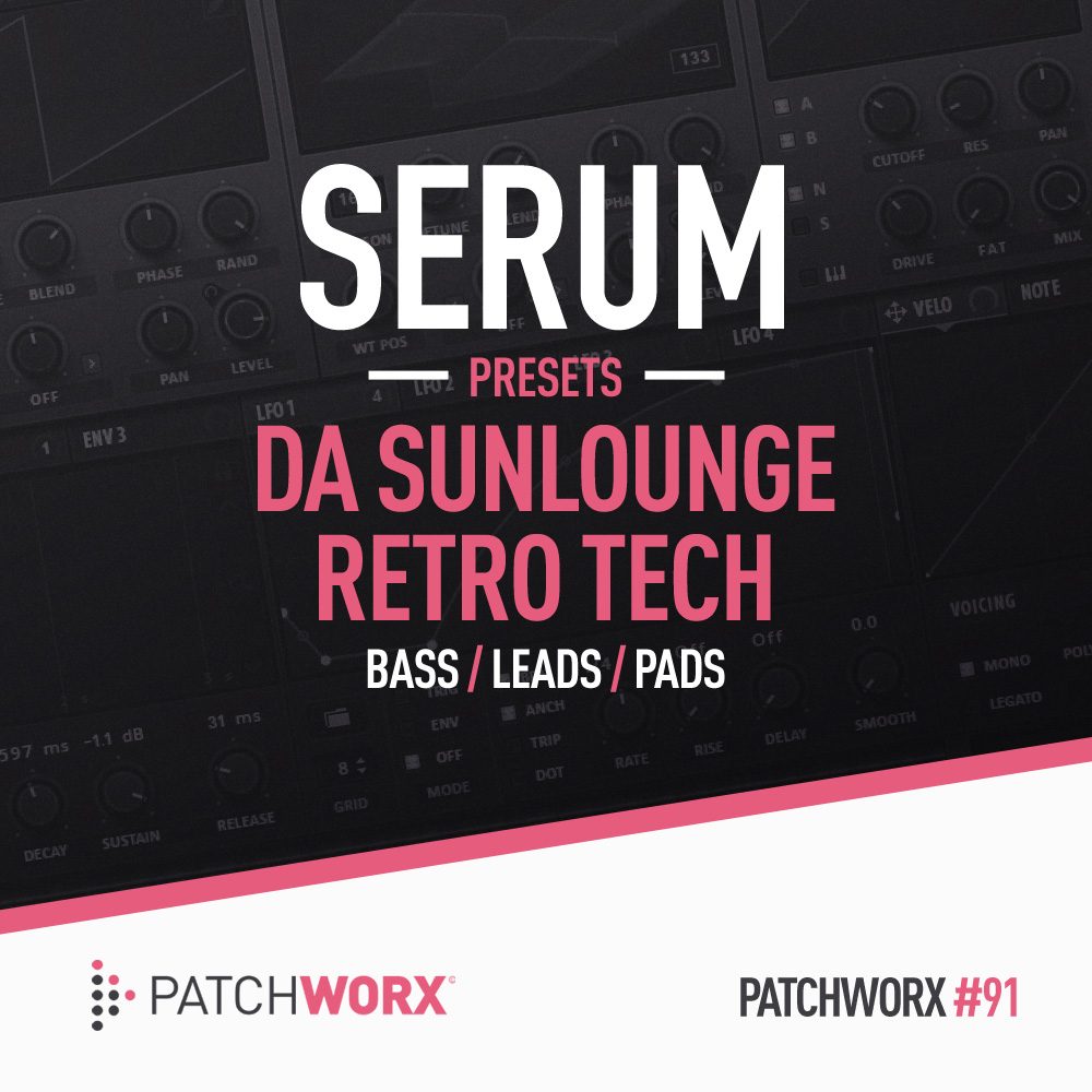 Da Sunlouge Retro Tech - Serum Presets - Square Image