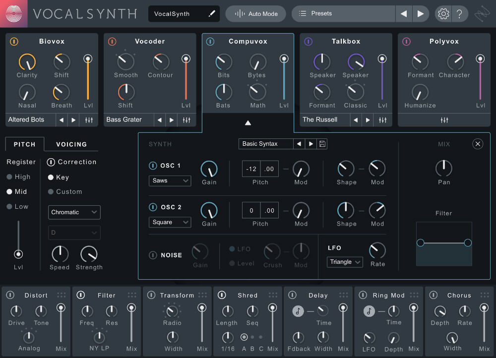 VocalSynth 2 - Compuvox UI