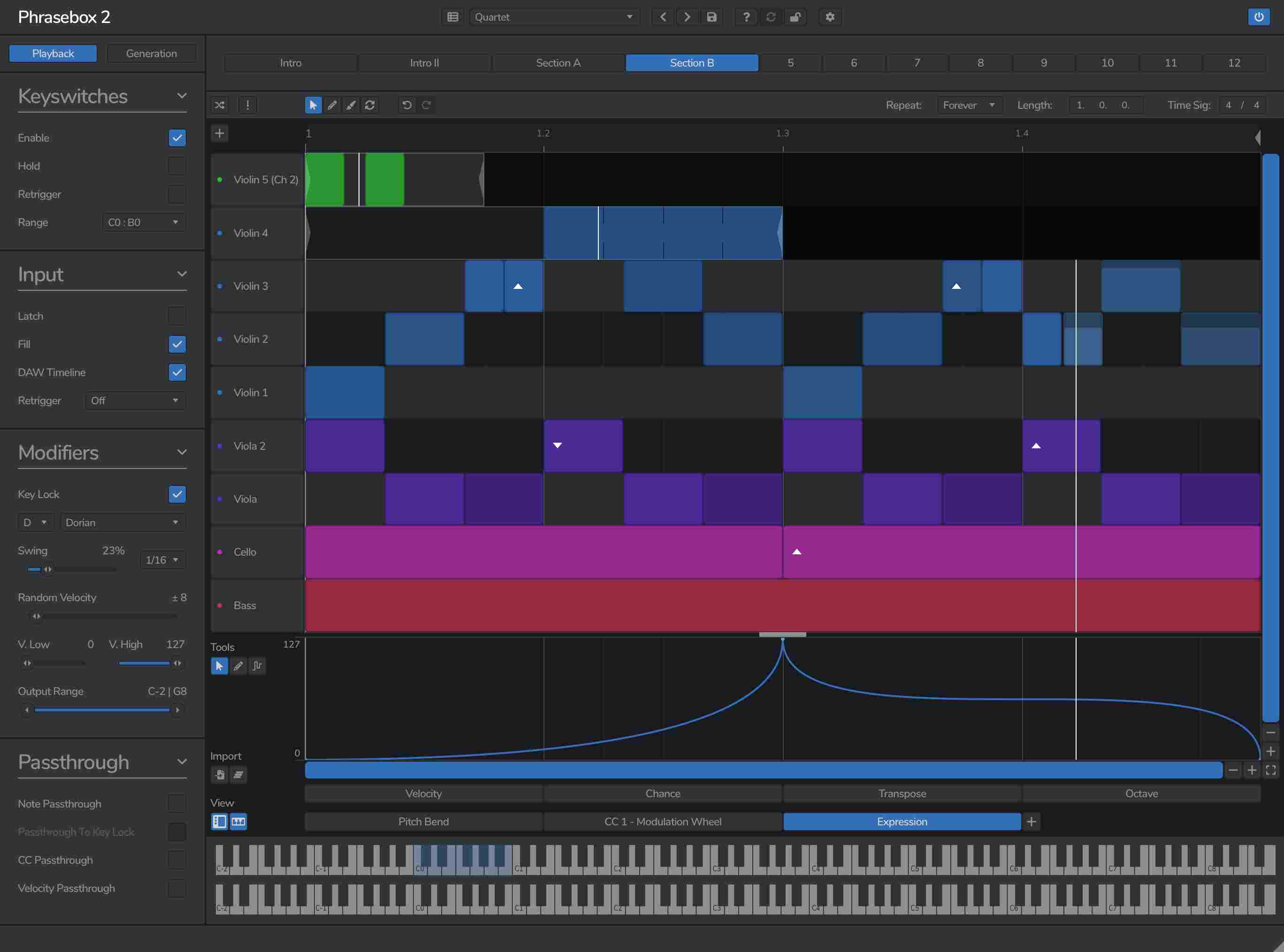 Venomode Phrasebox 2 - Main UI