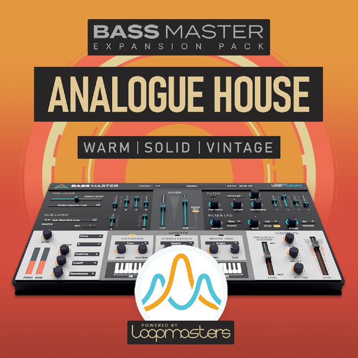 Loopmasters Bass Master Expansion Pack: Analogue House