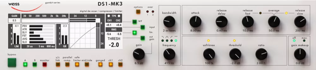 Weiss DS1-MK3 (Upgrade from Weiss Compressor/Limiter) screenshot