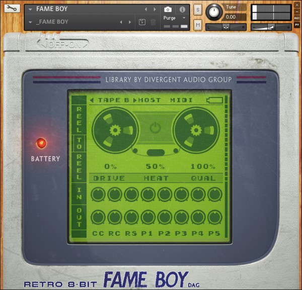 Divergent Audio Group - Fameboy - UI 03