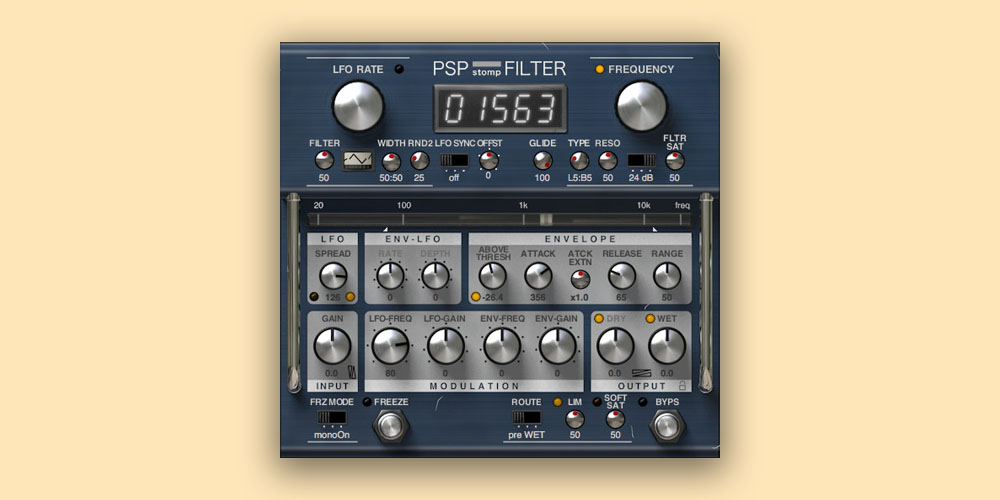 PSP stompFilter - GUI