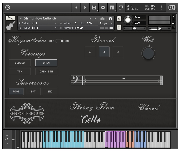 Ben Osterhouse String Flow Cello - UI