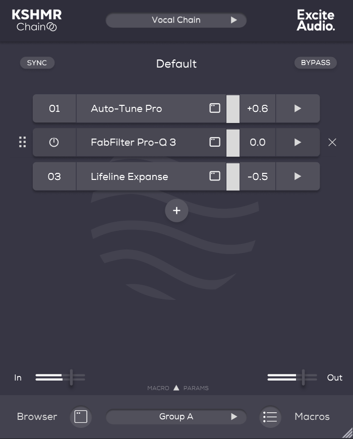 Excite Audio KSHMR Chain - Leader Main UI