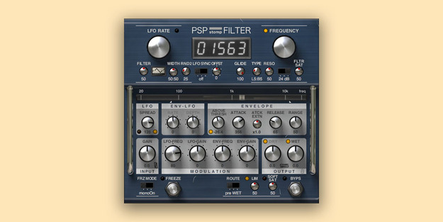 PSP stompFilter interface