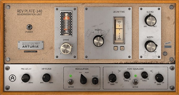 Arturia Rev PLATE-140