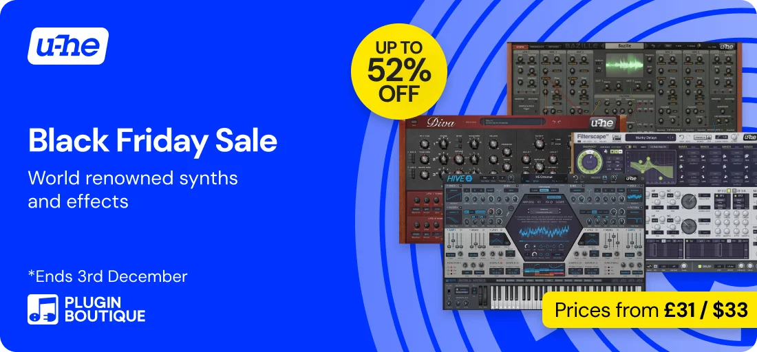 u-he Black Friday Sale