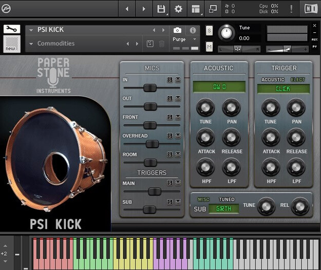 PSI Kick interface