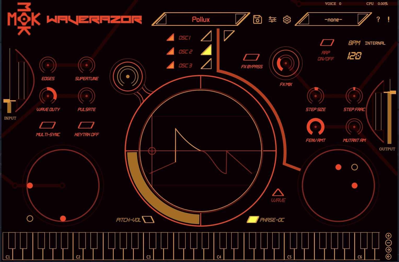 Tracktion MOK Waverazor - Orange Theme