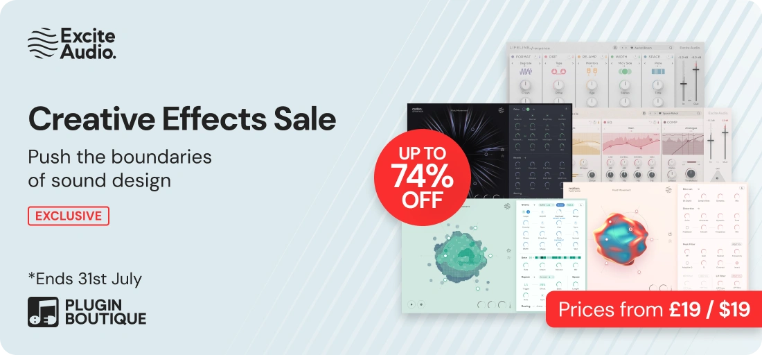 Excite Audio Creative Effects Sale (Exclusive)