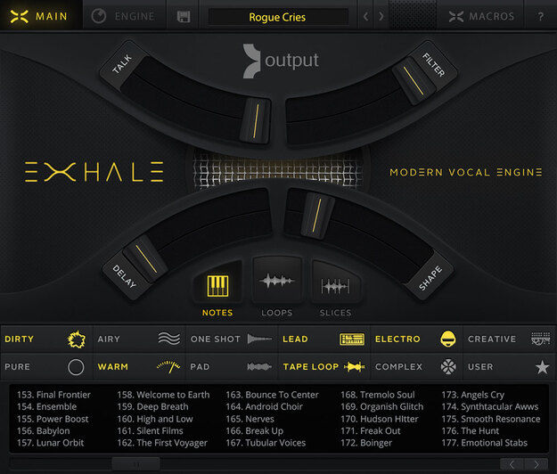 EXHALE by Output plugin preview
