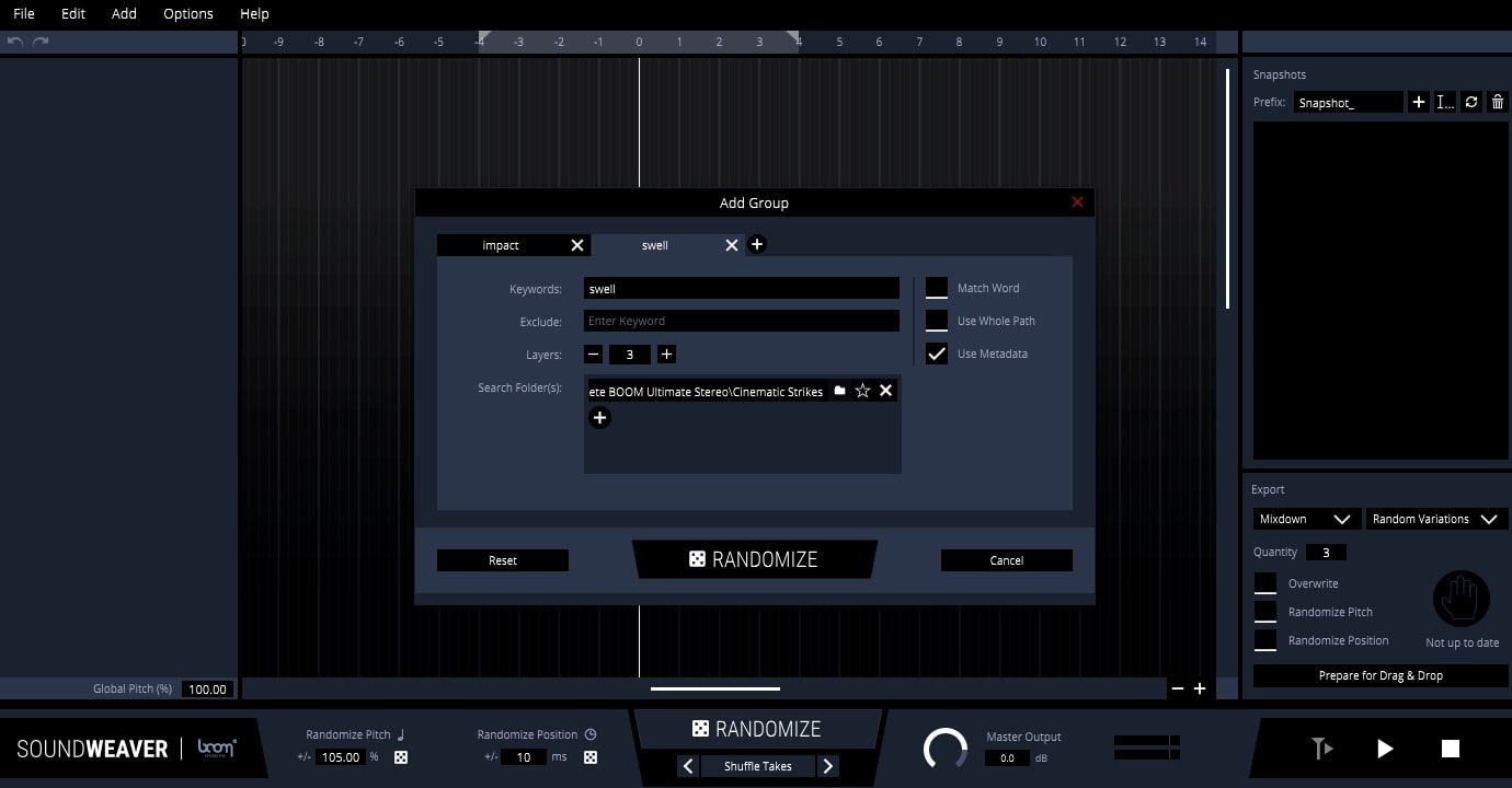 Boom SoundWeaver - GUI 3