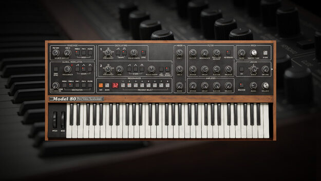 Model 80 Five Voice Synthesizer interface