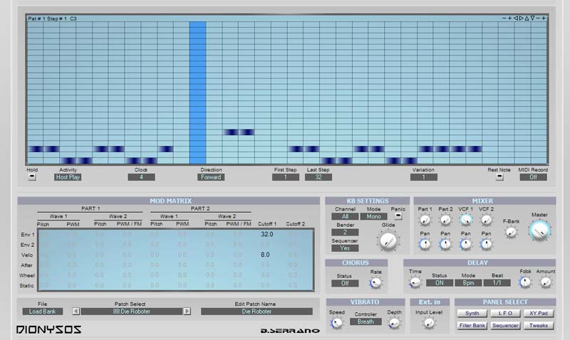 Dionysos User Interface 5