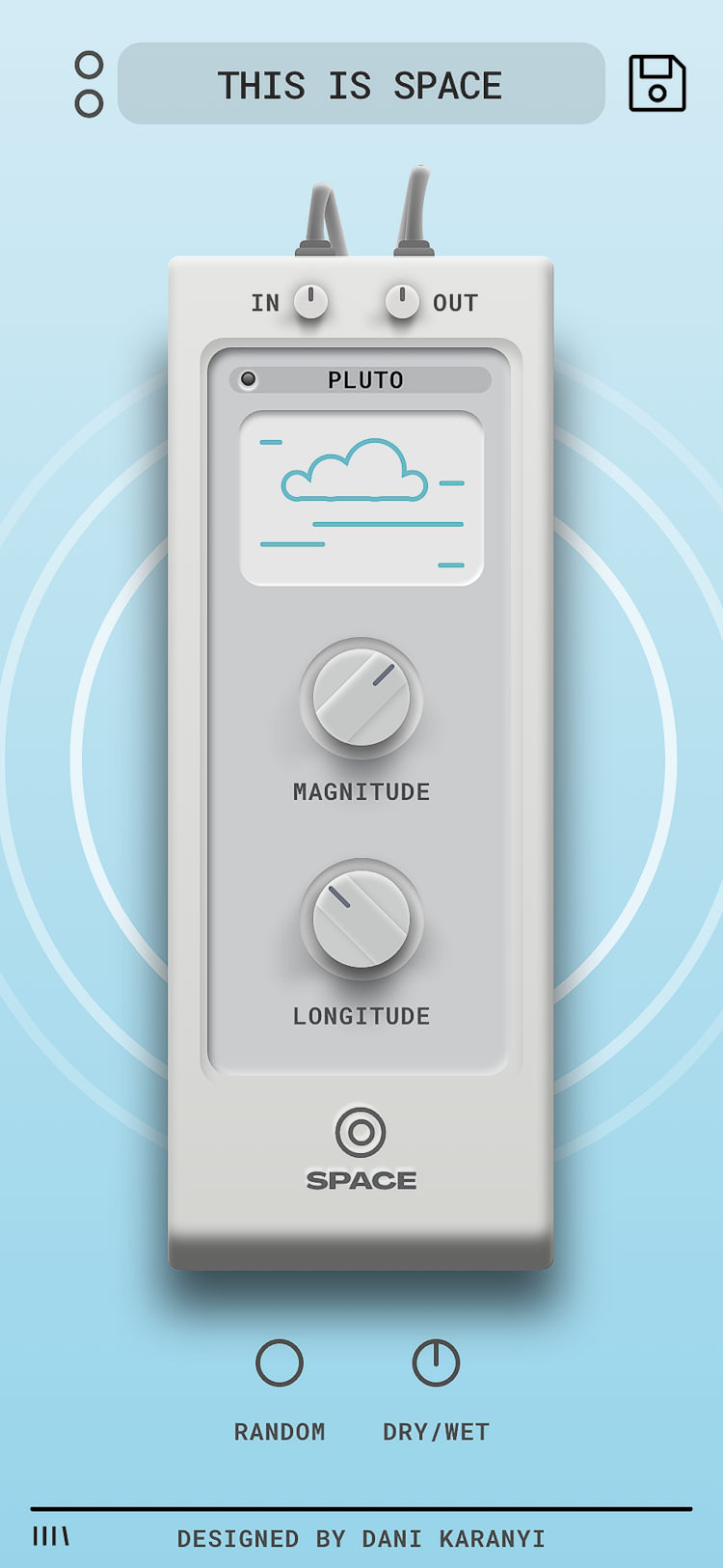 Karanyi Sounds Space Reverb GUI Main