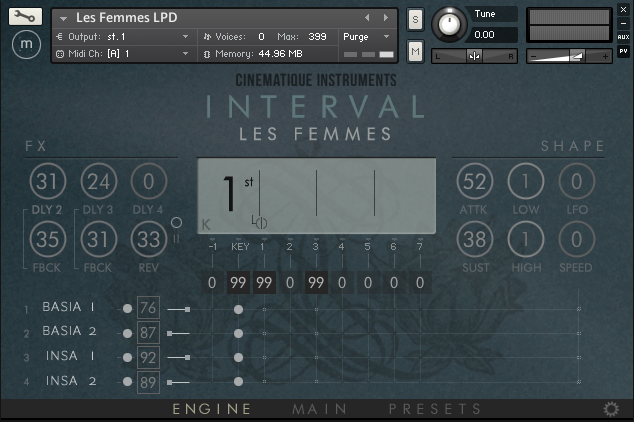 Interval - Les Femmes UI Image 2